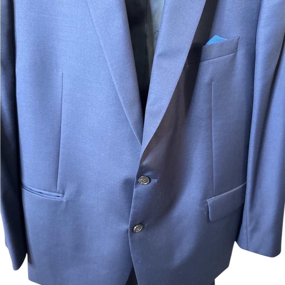 Men’s Lauren Ralph Lauren Classic Navy Suit Big and Tall - Picture 7 of 16
